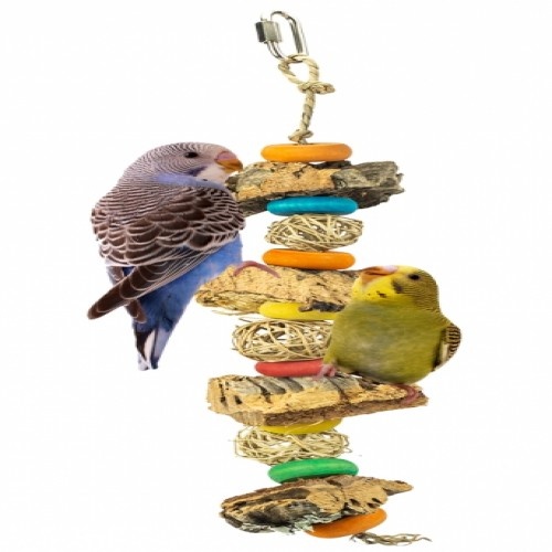 Brinquedo de pendurar Torre de Bolas de Cortiça, Pequeno, Várias Cores