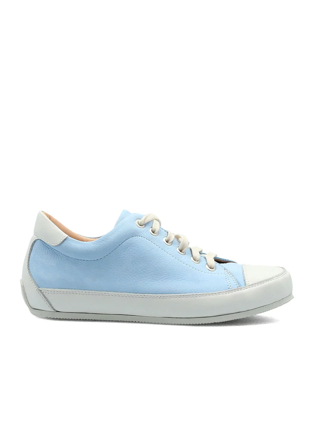 BASKET ROTONDA NUBUCK BLEU PASTEL