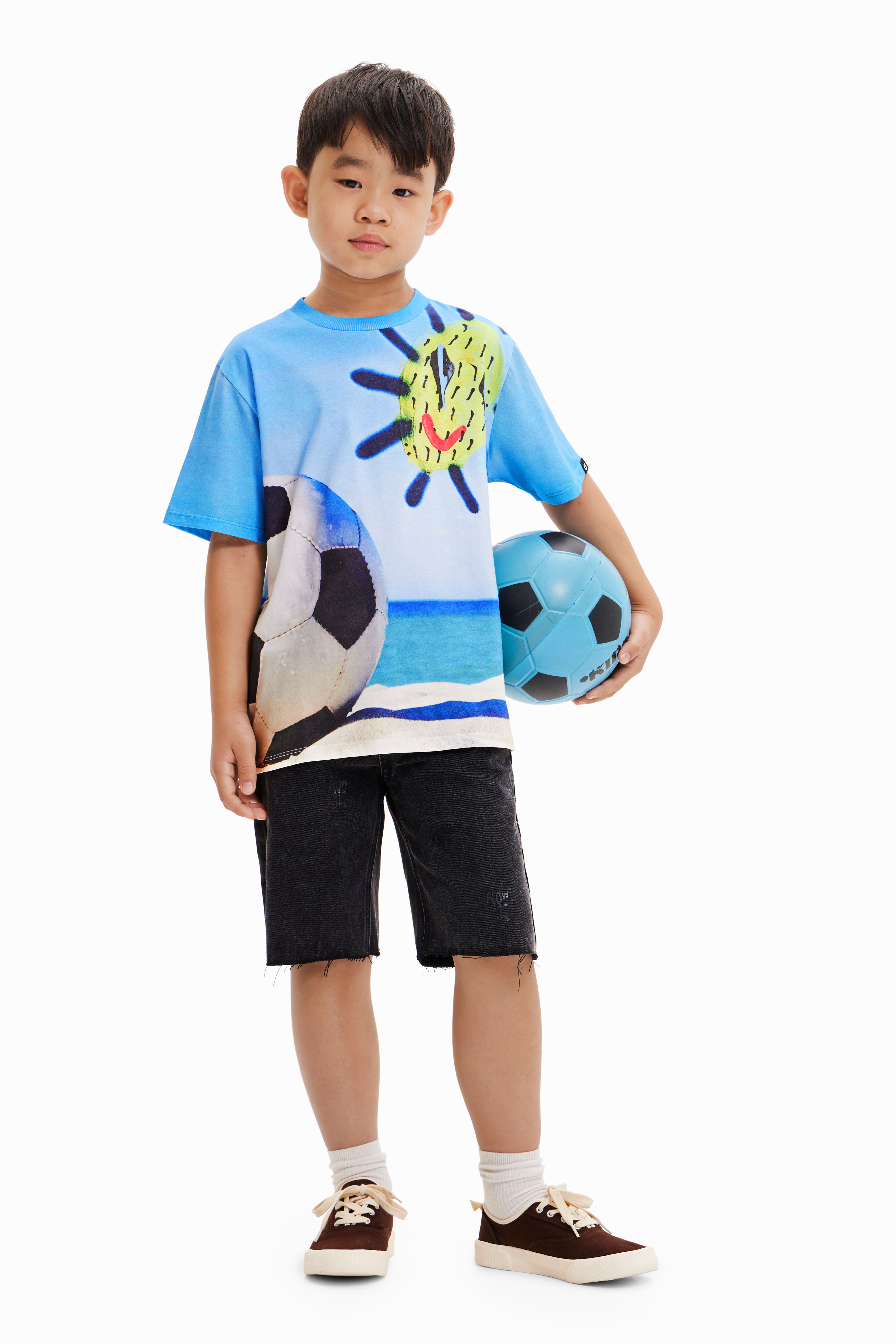 T-shirt photographique football