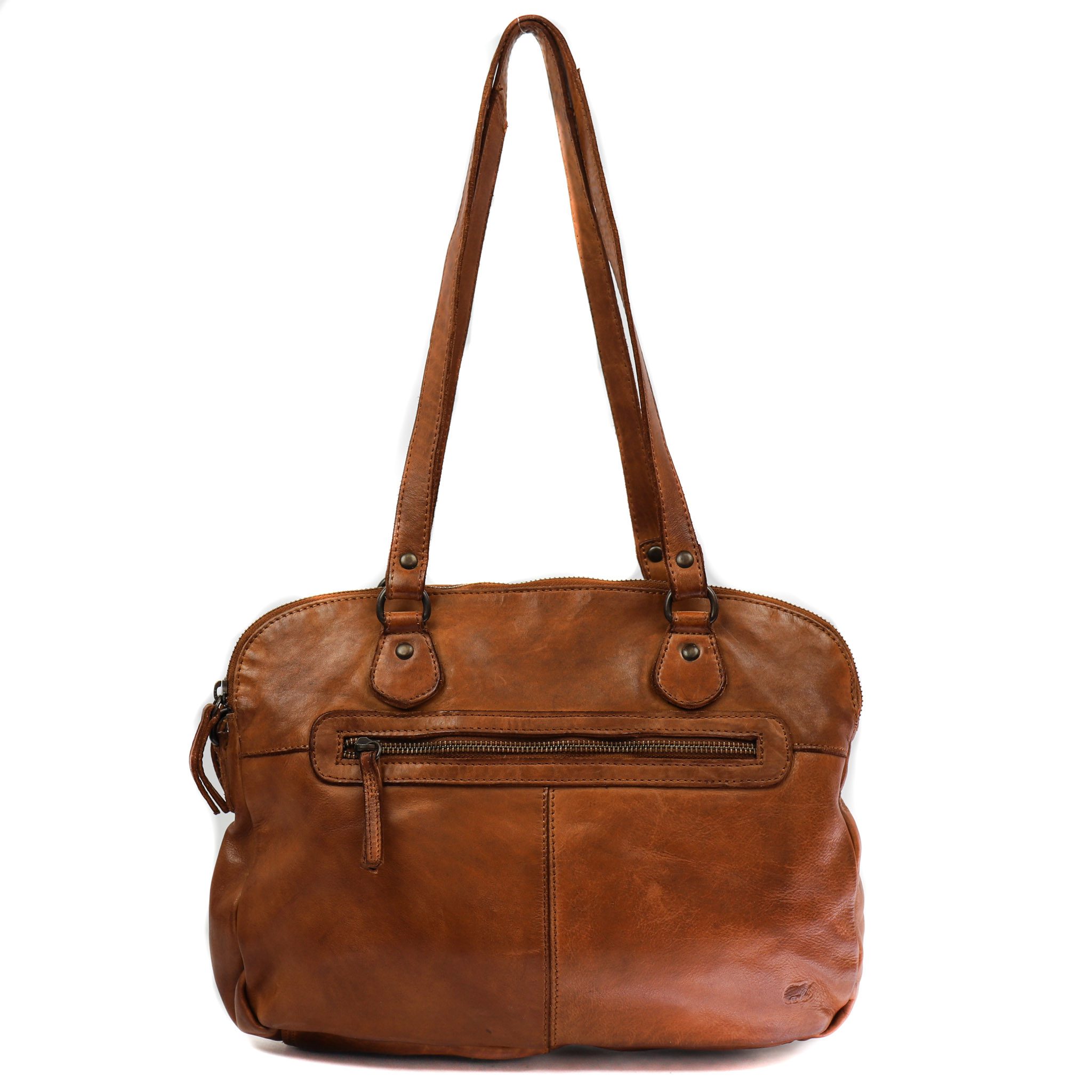 Bear Design Cow Lavato Schoudertas Lieke Cognac CL40085