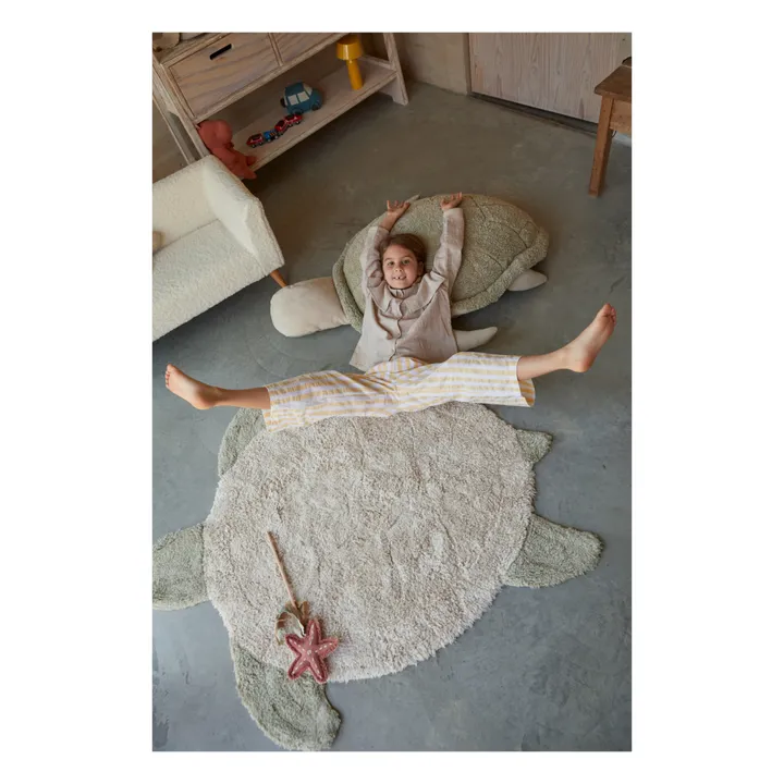 Lorena Canals Tapis Sea Turtle | Olive