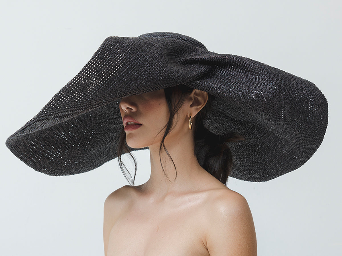 Chapeau glamour au crochet