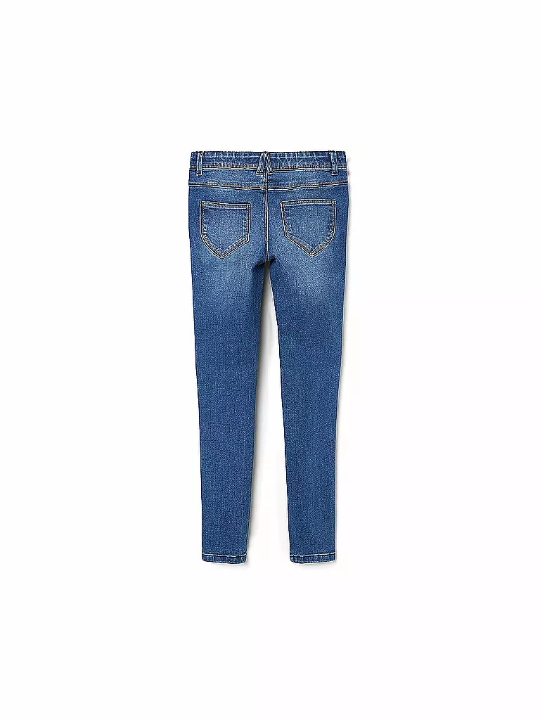 NAME IT Mädchen Jeans Slim Fit NKFPOLLY  dunkelblau