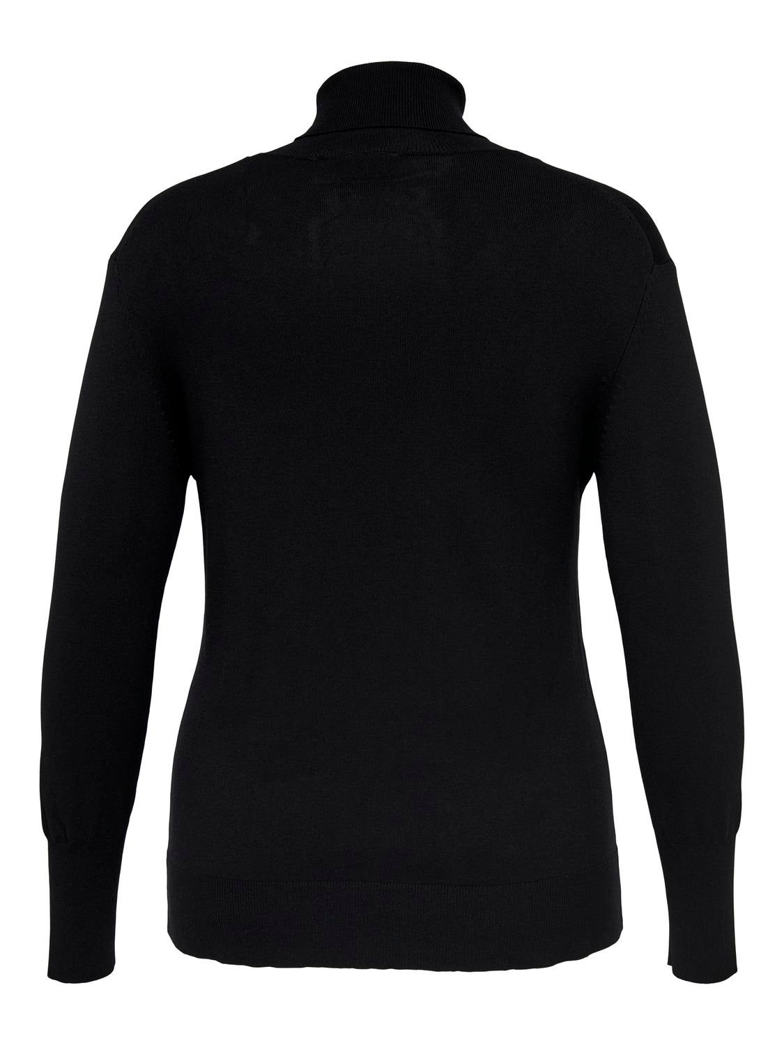 CARVENICE Strickpullover Black
