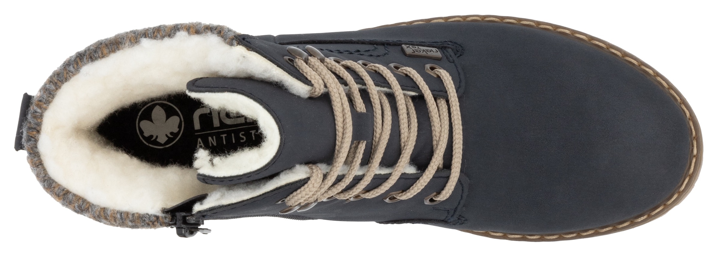 Rieker Winterstiefelette  , Schnürboots, Stiefelette mit wasserabweisender riekerTEX-Membran