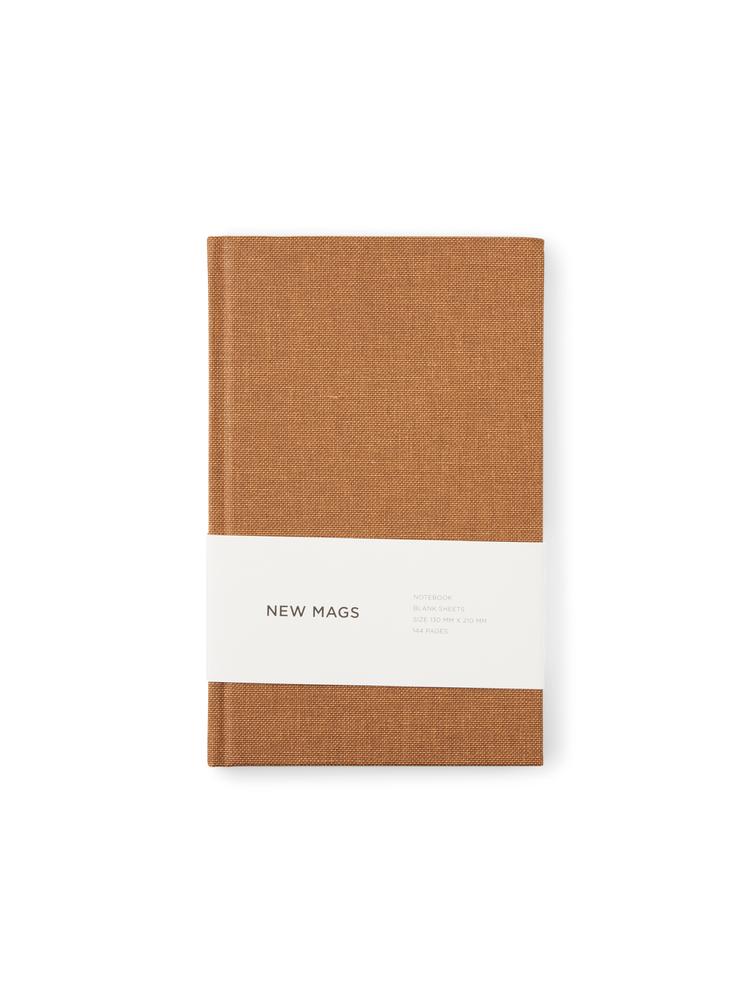 Hardcover notesbog | Papir. 15 x 21 x 0,8 cm. 80 sider.  | Chocolate | New Mags