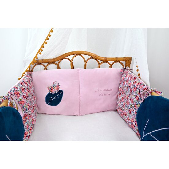 Boh'aime Tour de lit   Floral        de               Doudou et Compagnie