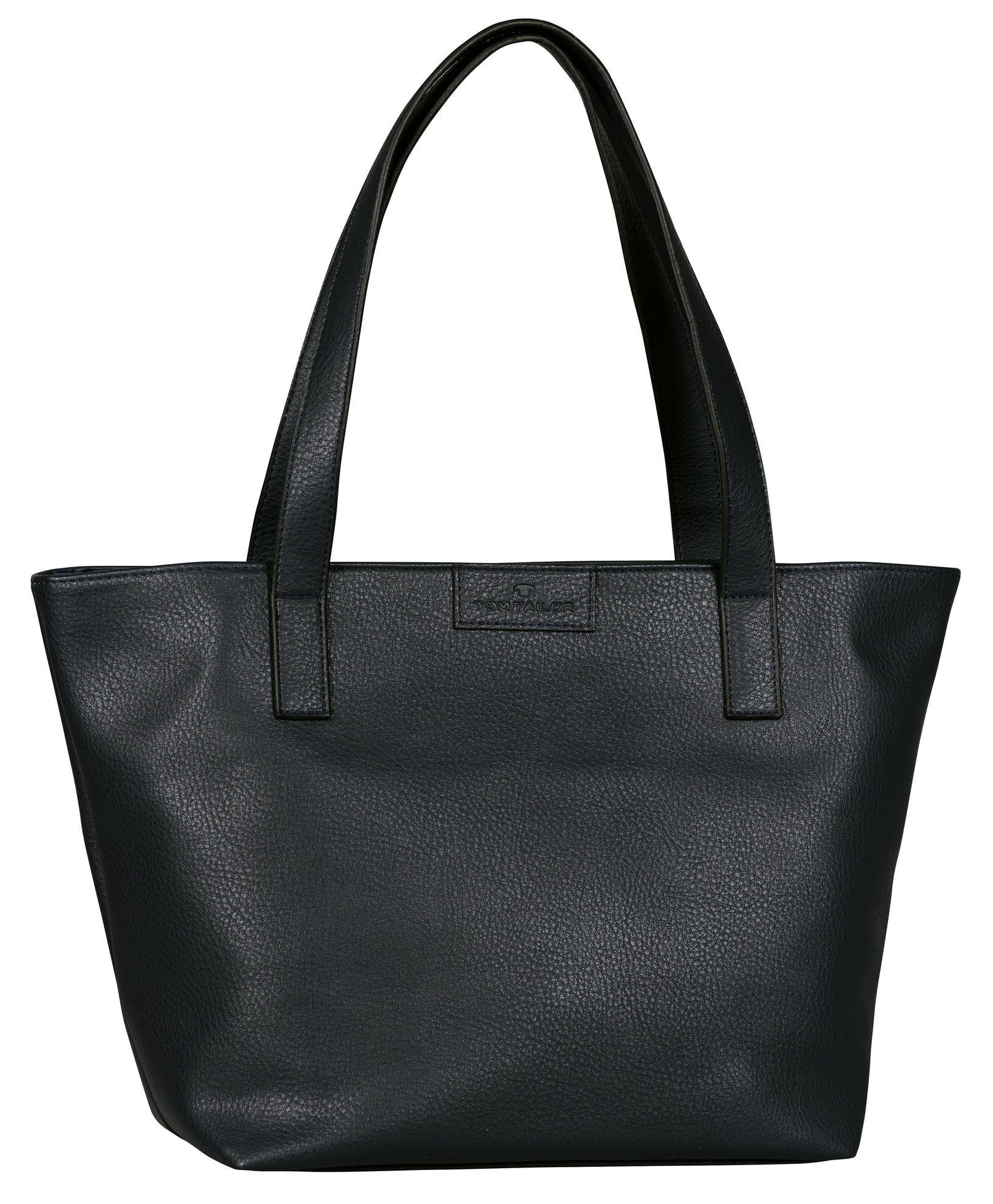 TOM TAILOR Shopper »Miri zip« aus griffigem Lederimitat mit praktischen flachen Handgriffen
