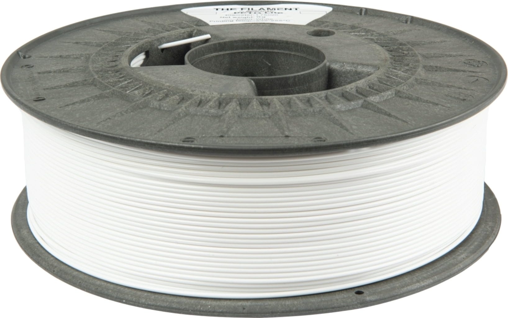 The Filament  PETG Lite White, 1,75 mm / 1000 g    Technisches PETG für zuverlässige Alltagseinsätze in White