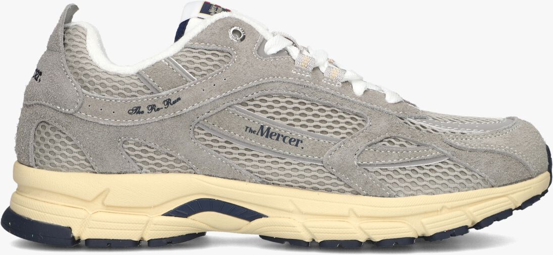 grijze mercer amsterdam lage sneakers the re-run americana