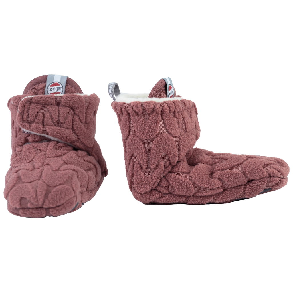 LodgerLodger   Fleece Babyschuhe Empire rosewood 3-6M