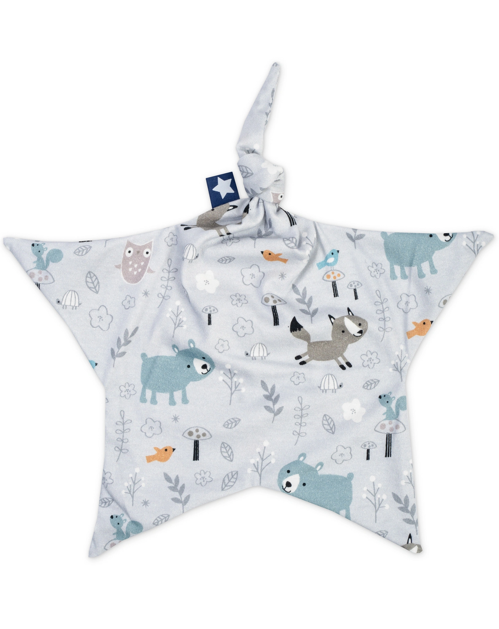 Jersey-Schnuffeltuch SMART FRIENDS (35cm) in bunt