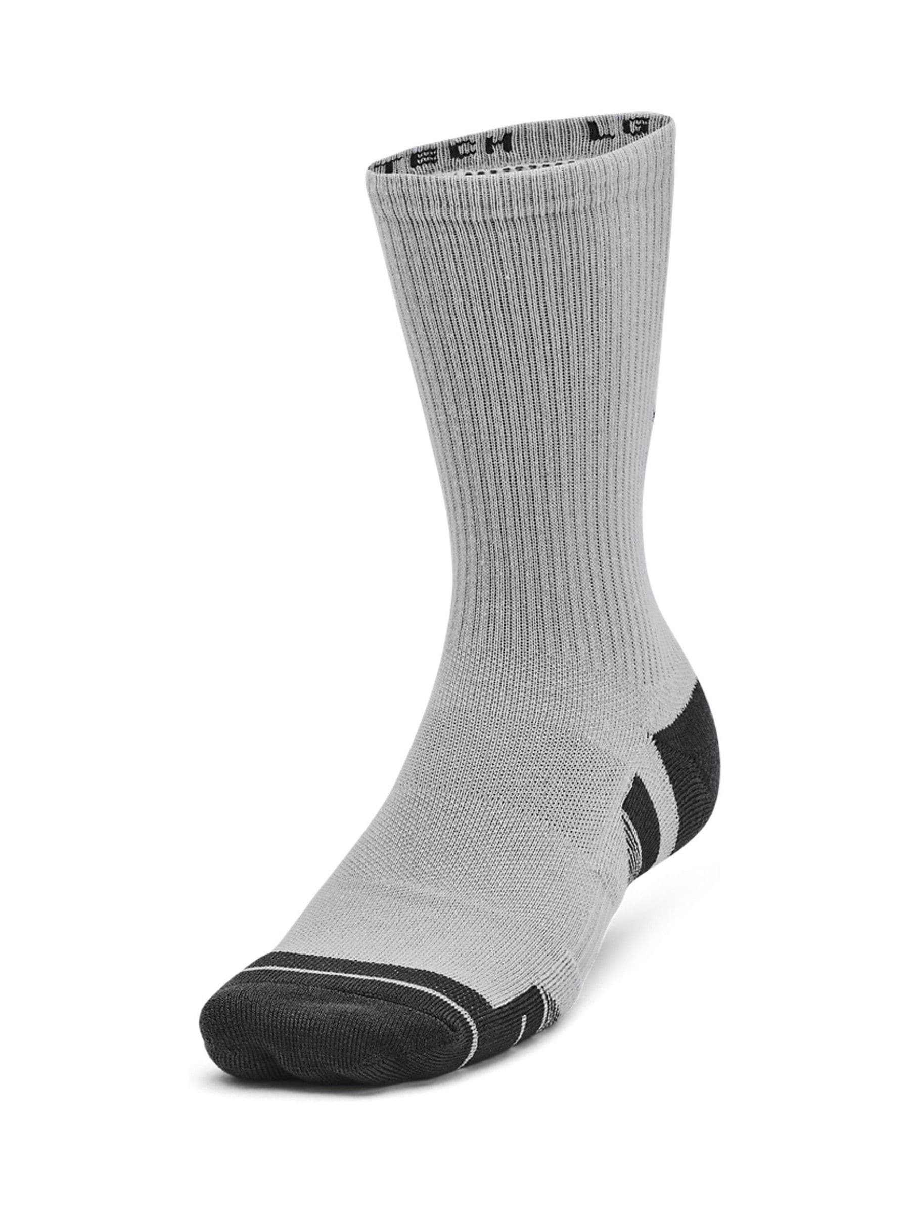 Grijs - Under Armour - Performance Tech set van 3 paar sokken