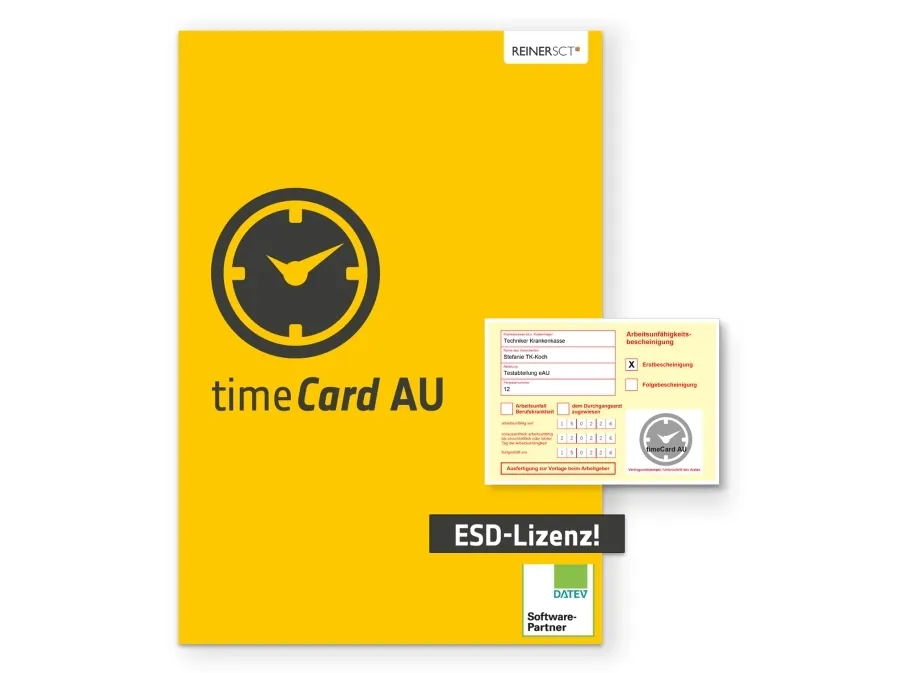 REINER SCT timeCard AU 1-årig 10MA årlig licens til 10 medarbejdere