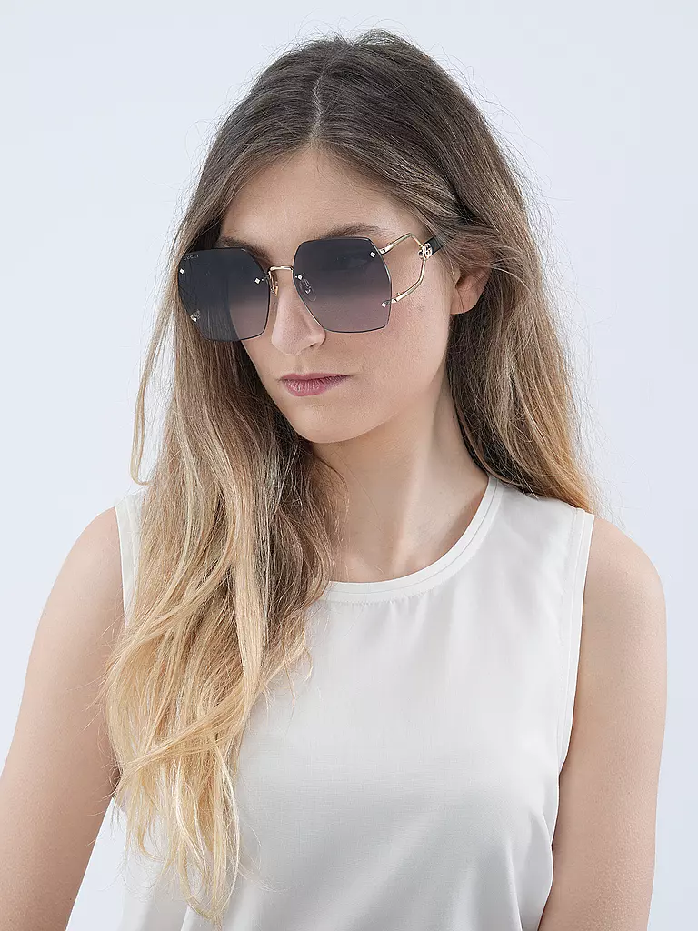 GUCCI Sonnenbrille GG156S gold