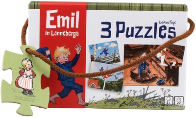 Barbo Toys Emil Fra Lønneberget Puslespill 3-in-1