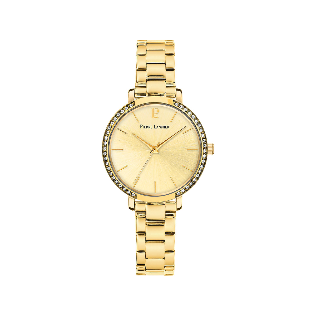 Montre PIERRE LANNIER Chouquette femme bracelet acier doré