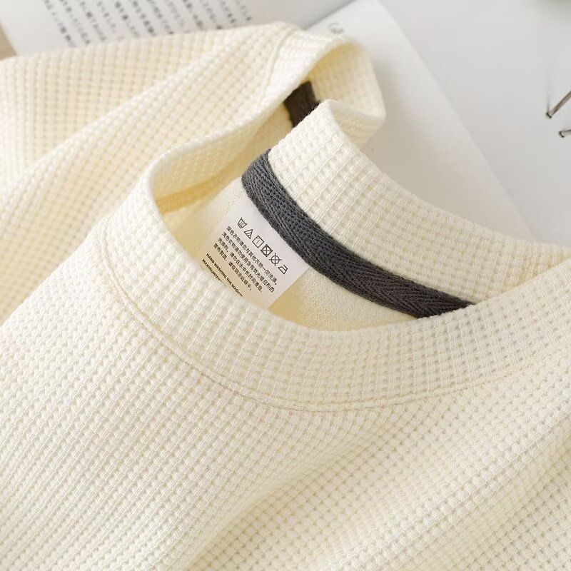 Cowpow - T-shirt met korte mouwen en ronde hals, effen