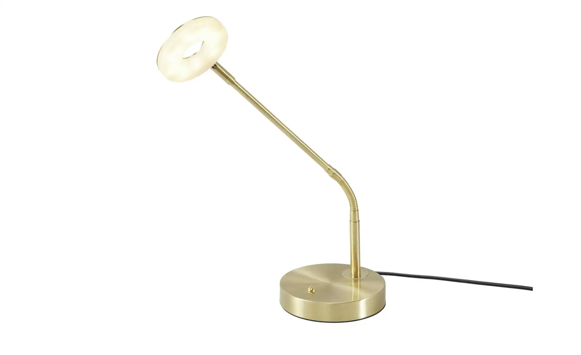 Fischer-Honsel LED-Schreibtischleuchte, Messing-matt mit Dimmer