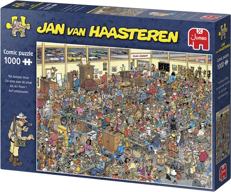 Jan Van Haasteren puslespil JvH The Antique Show