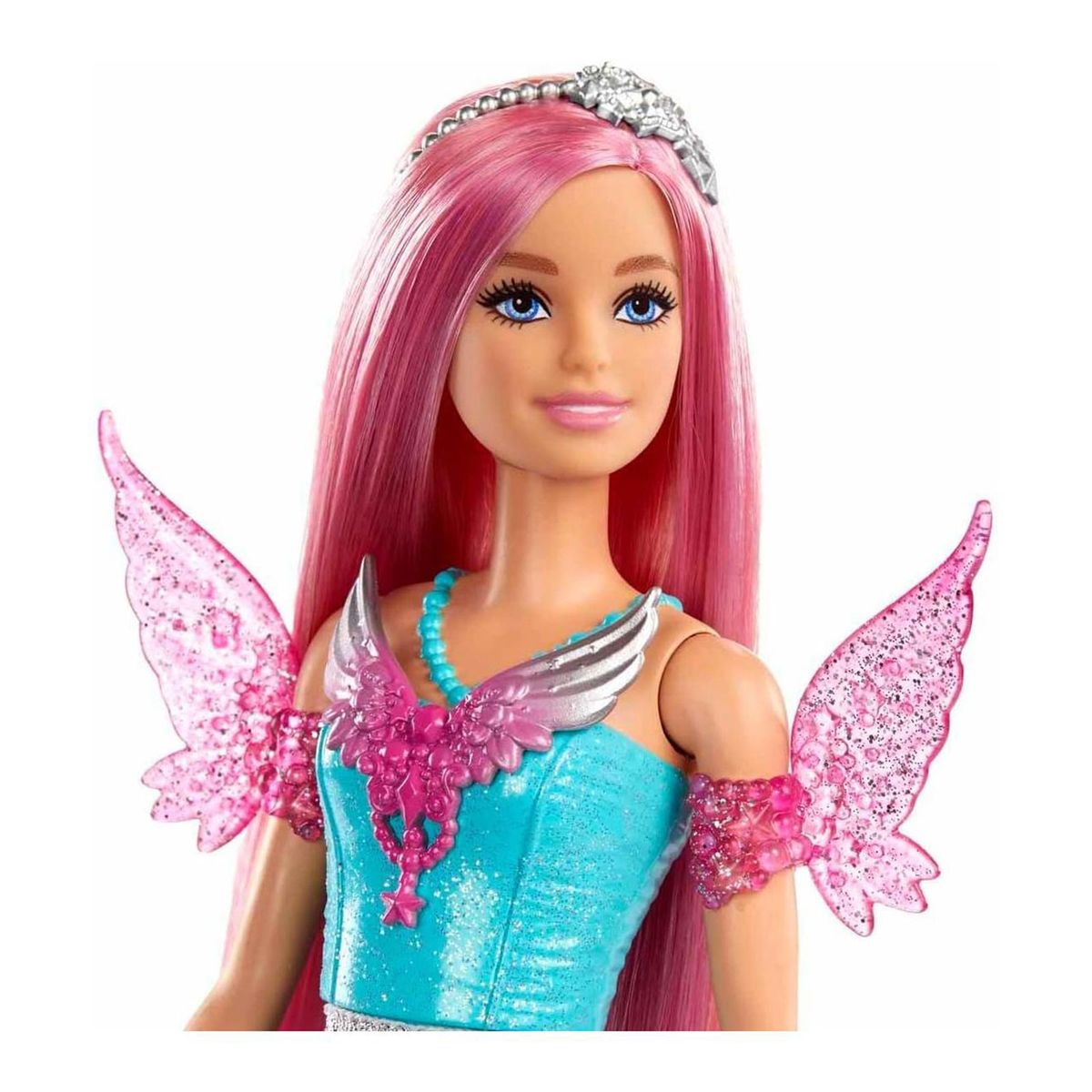 Mattel JCW48 - Barbie - A Touch of Magic - Malibu Puppe mit zwei märchenhaften Tieren