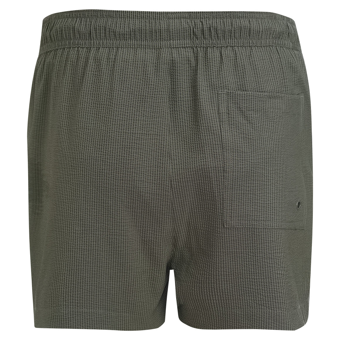 Jonas Nielsen Herren Badeshorts aus Seersucker-Gewebe oliv