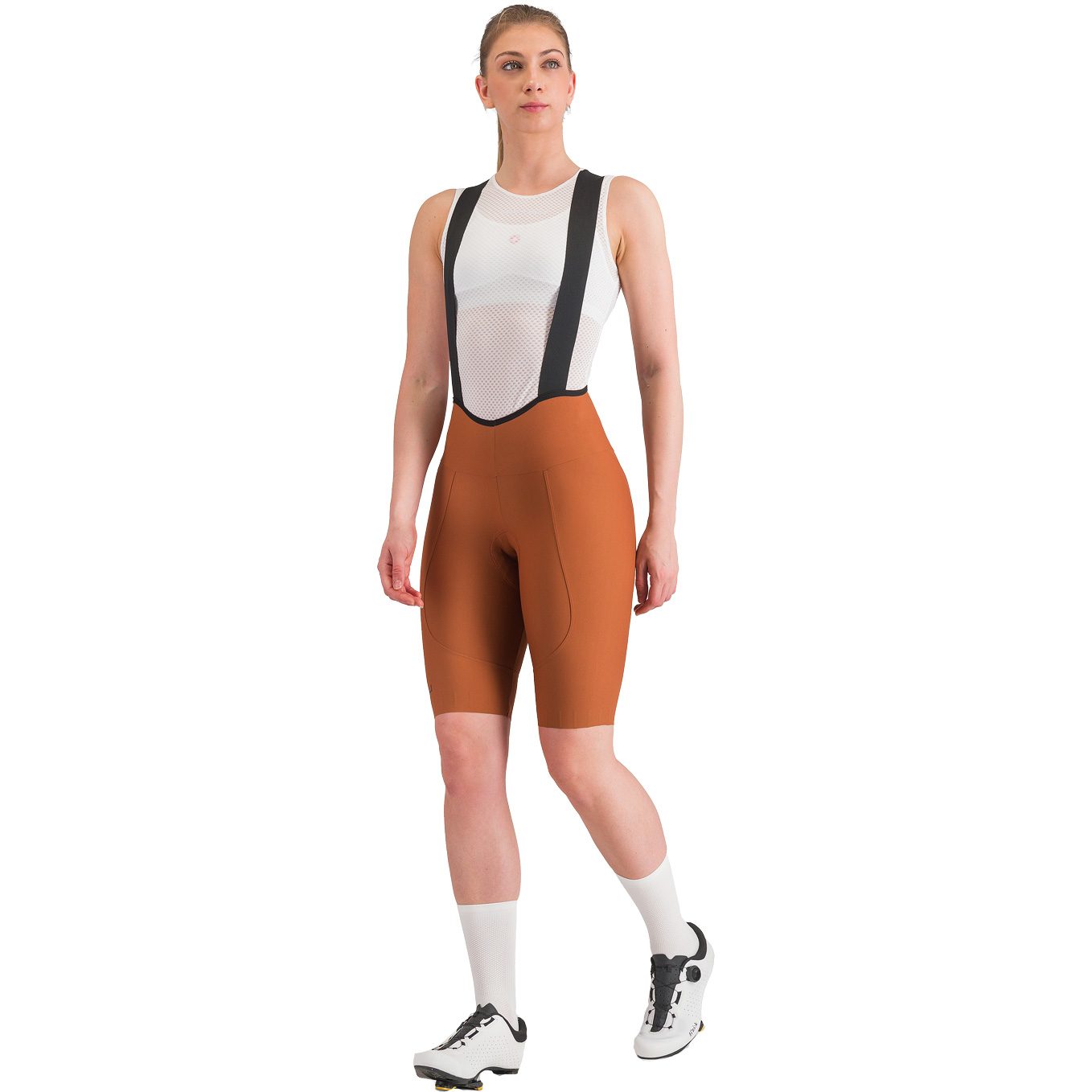 Castelli Espresso Trägerhose Damen mocha