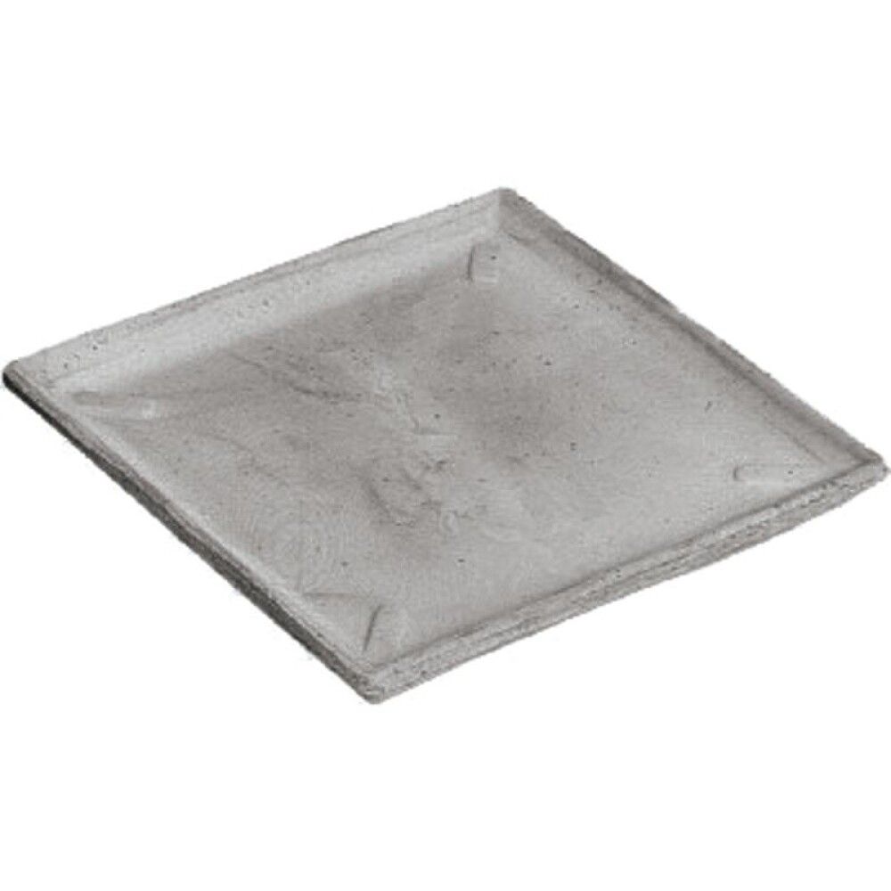 UNDERFAT ITALIENSK TERRAKOTTA SQUARE GRÅ Ø20CM
