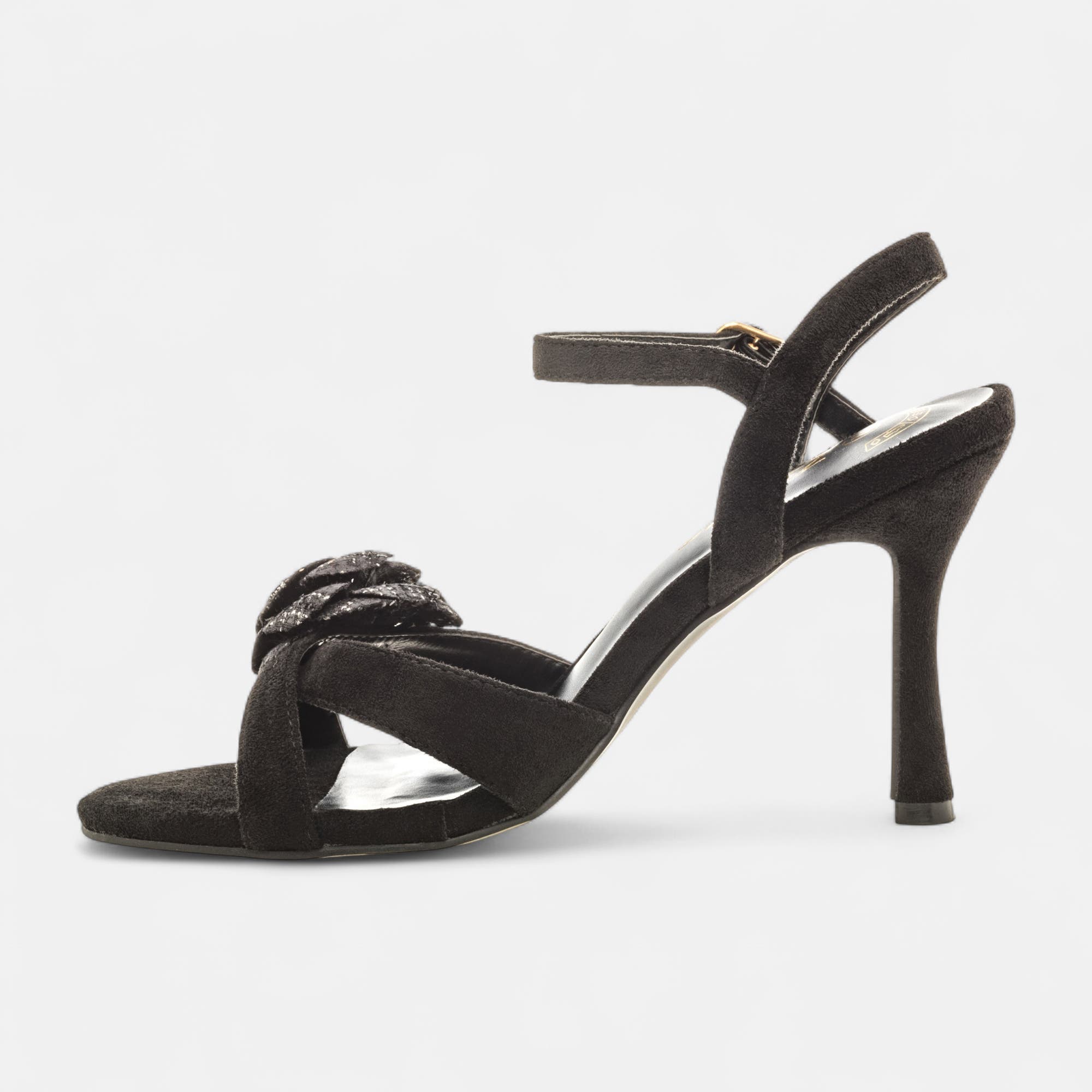 Nu-pieds à talon Femme noir