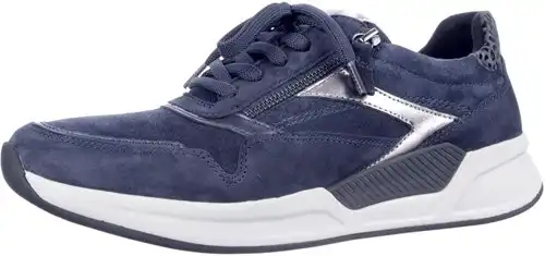 Gabor Rollingsoft blauw combi 76.957.26 - maat 9 sneaker blauw combi - maat 9 Calandschoen