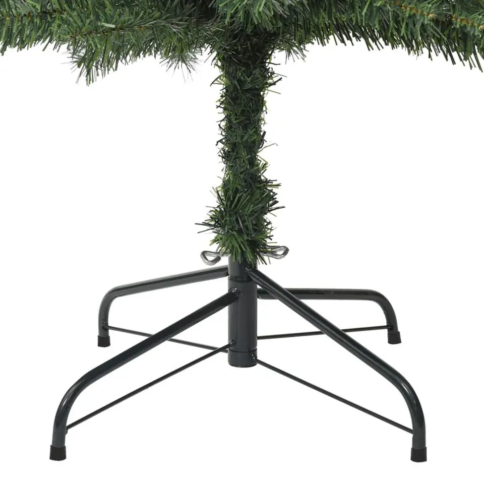 vidaXL Kunstkerstboom smal met standaard 300 cm PVC