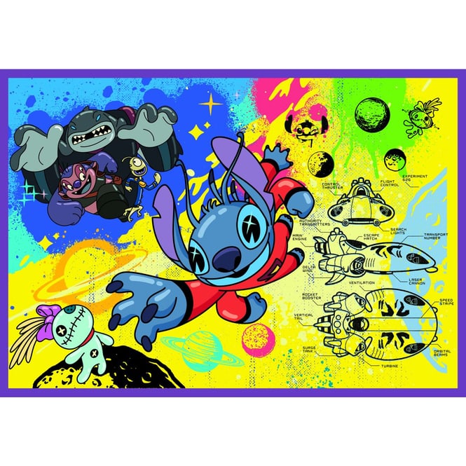 Puzzle - Lilo & Stitch - 4 x 250 Teile