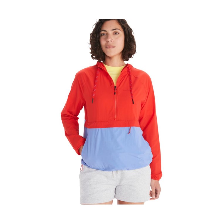 Marmot Campana Anorak Women Victory Red/Getaway Blue