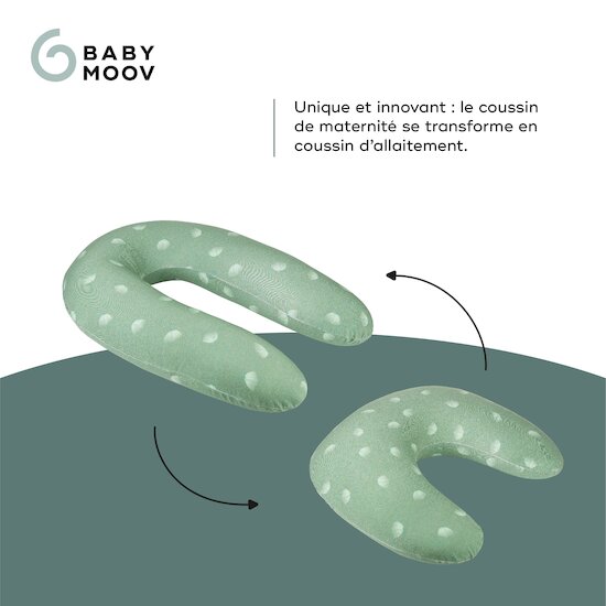 Coussin de grossesse 2en1 B.Love   Wind Green        de               Babymoov