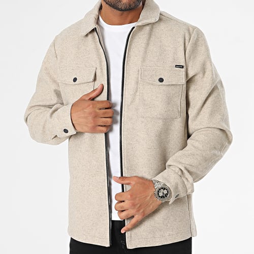 Veste Zippée Dave 03V6940M Beige Chiné