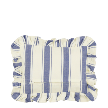 Kussen blauw - l35xb25xh10cm