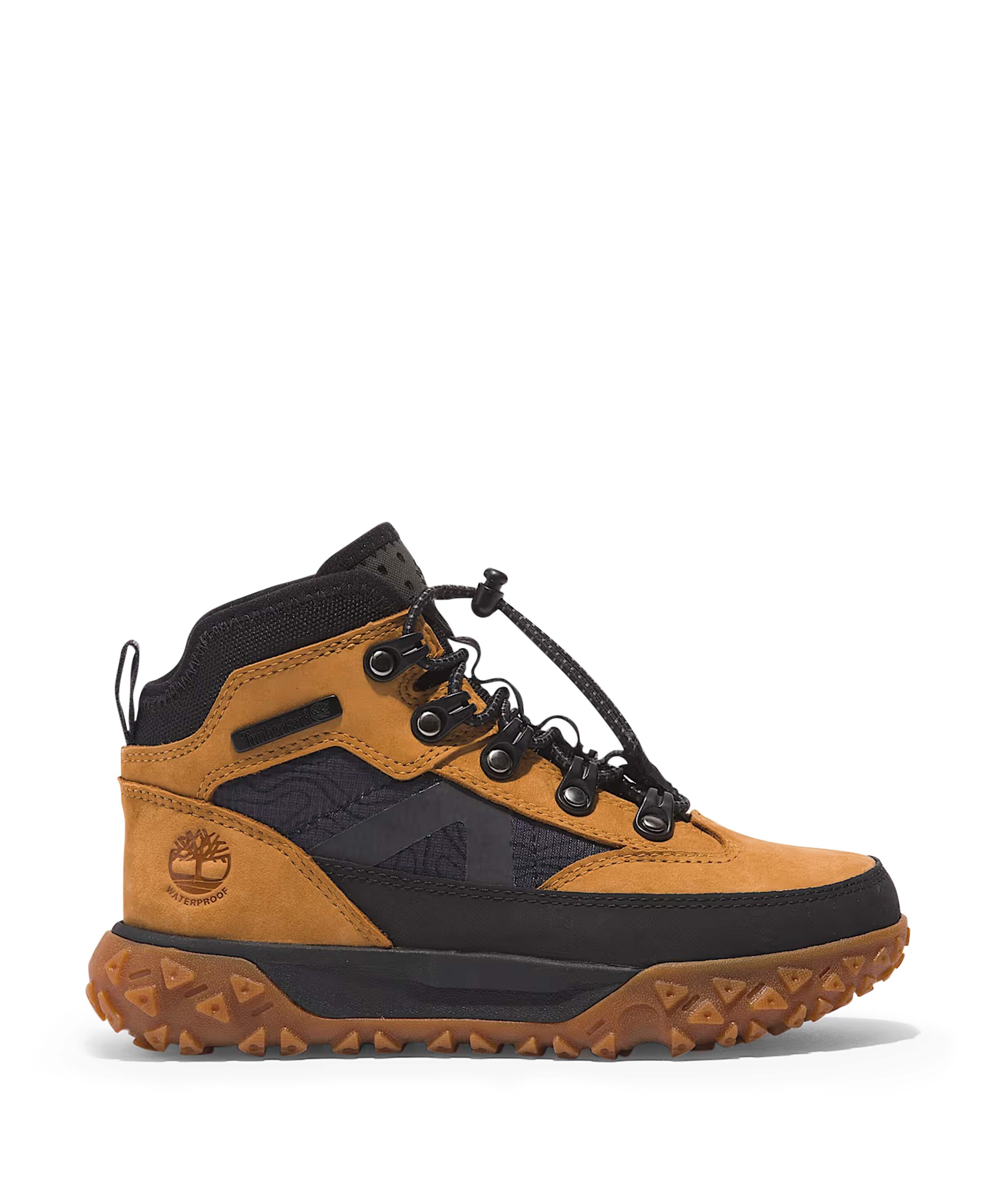 Timberland GreenStride Motion 6 MID BUNGEE WATERPROOF SNEAKER jongens veterschoenen bruin