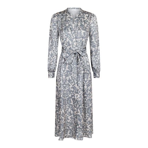 Neo Noir Cilian Flower Blur Kjole, Dusty Army, 40