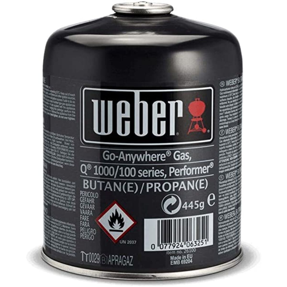 Gassflaske Portabel 445 g