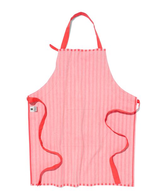 tablier de cuisine à rayures chambray coton