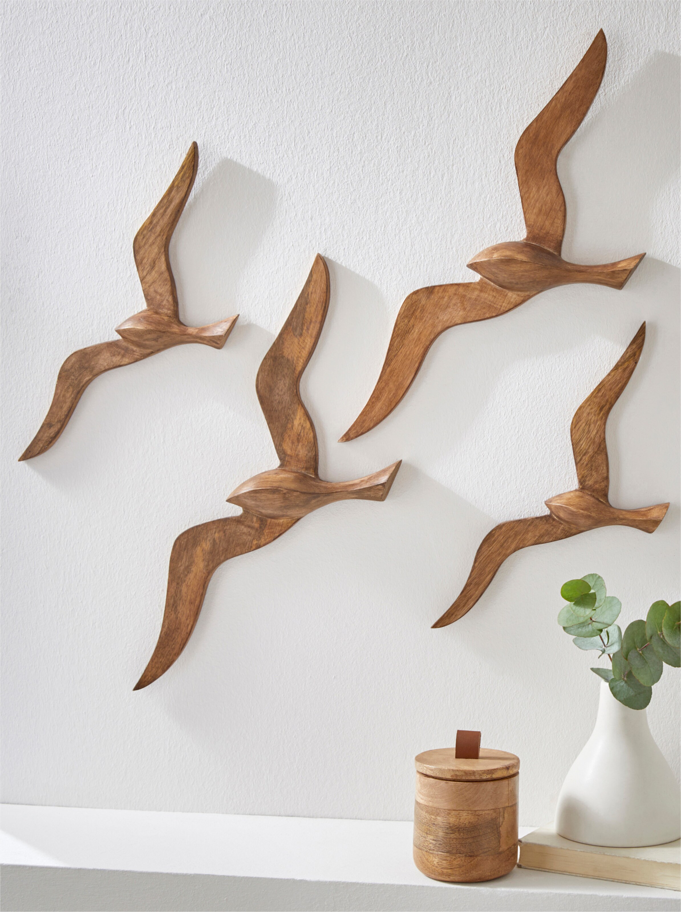 heine home Wanddeko Vögel 2er-Set in braun