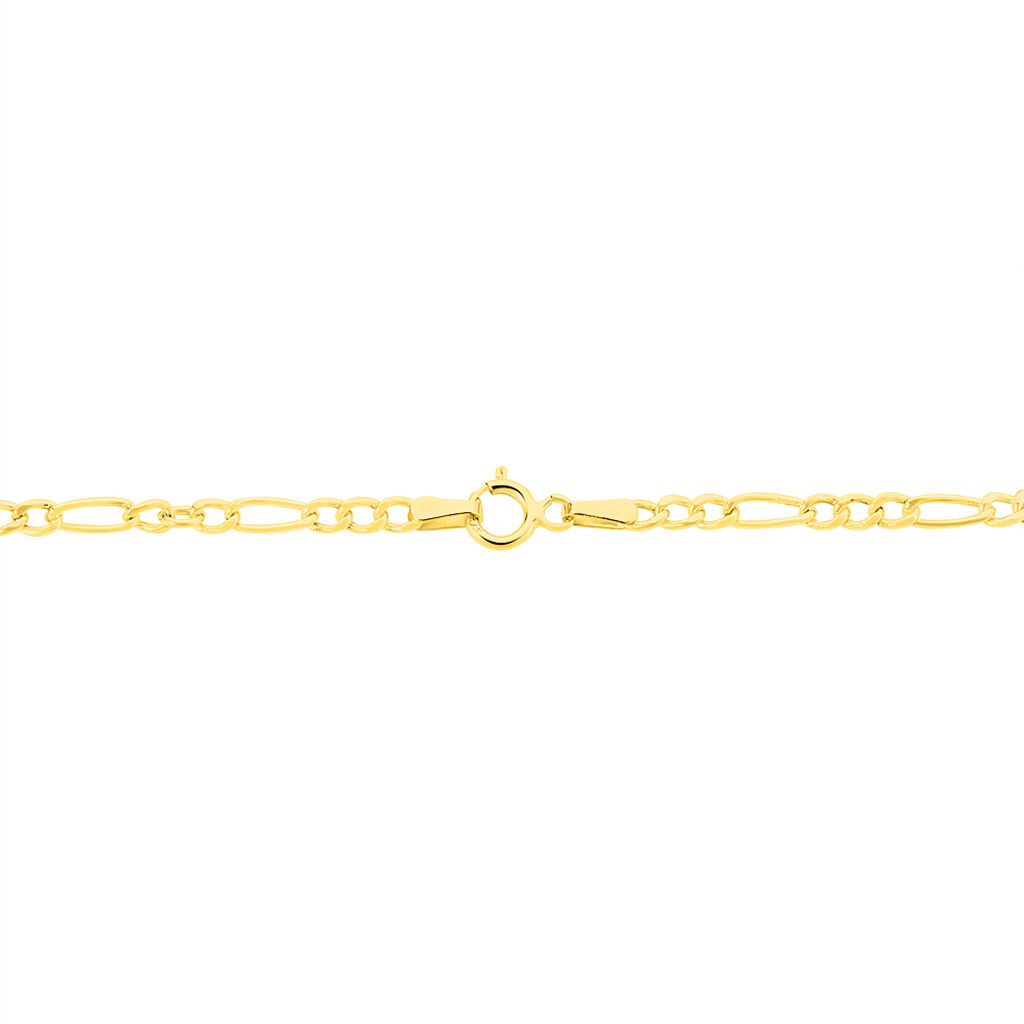 Chaîne Esra Maille Alternee 1/3 Or Jaune