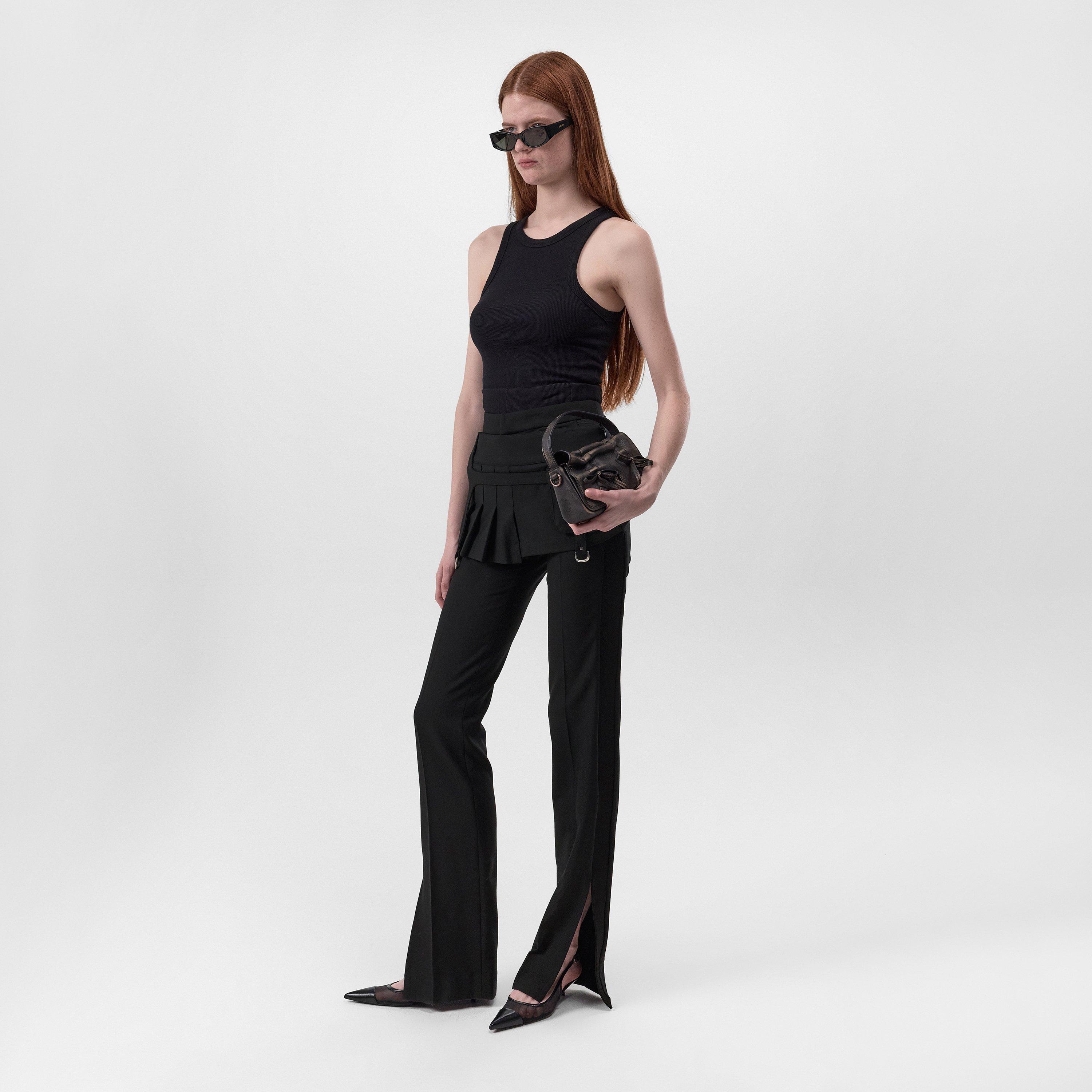 Off White Band Split Trousers