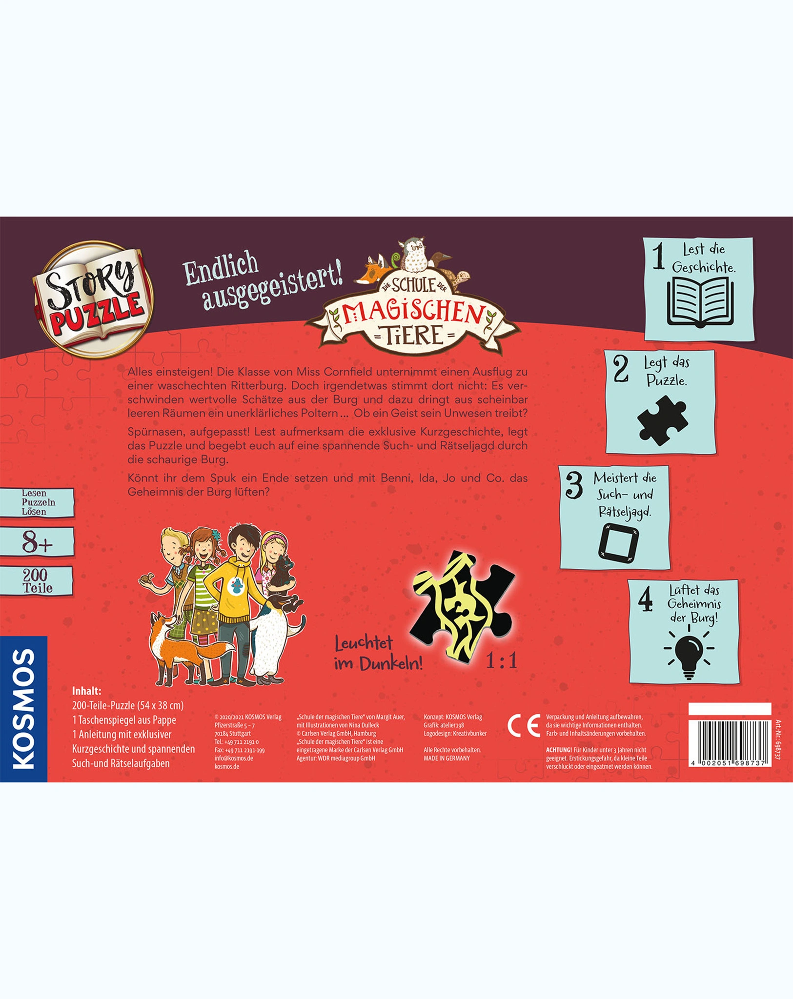 Story Puzzle SCHULE DER MAGISCHEN TIERE: Endlich ausgegeistert!