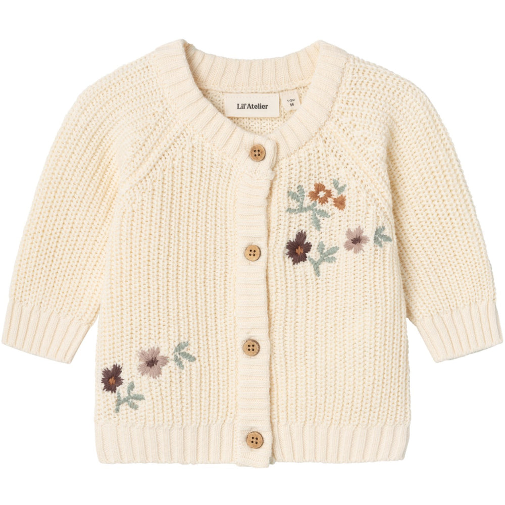 Køb Lil'Atelier Birch Emlen Strik Cardigan