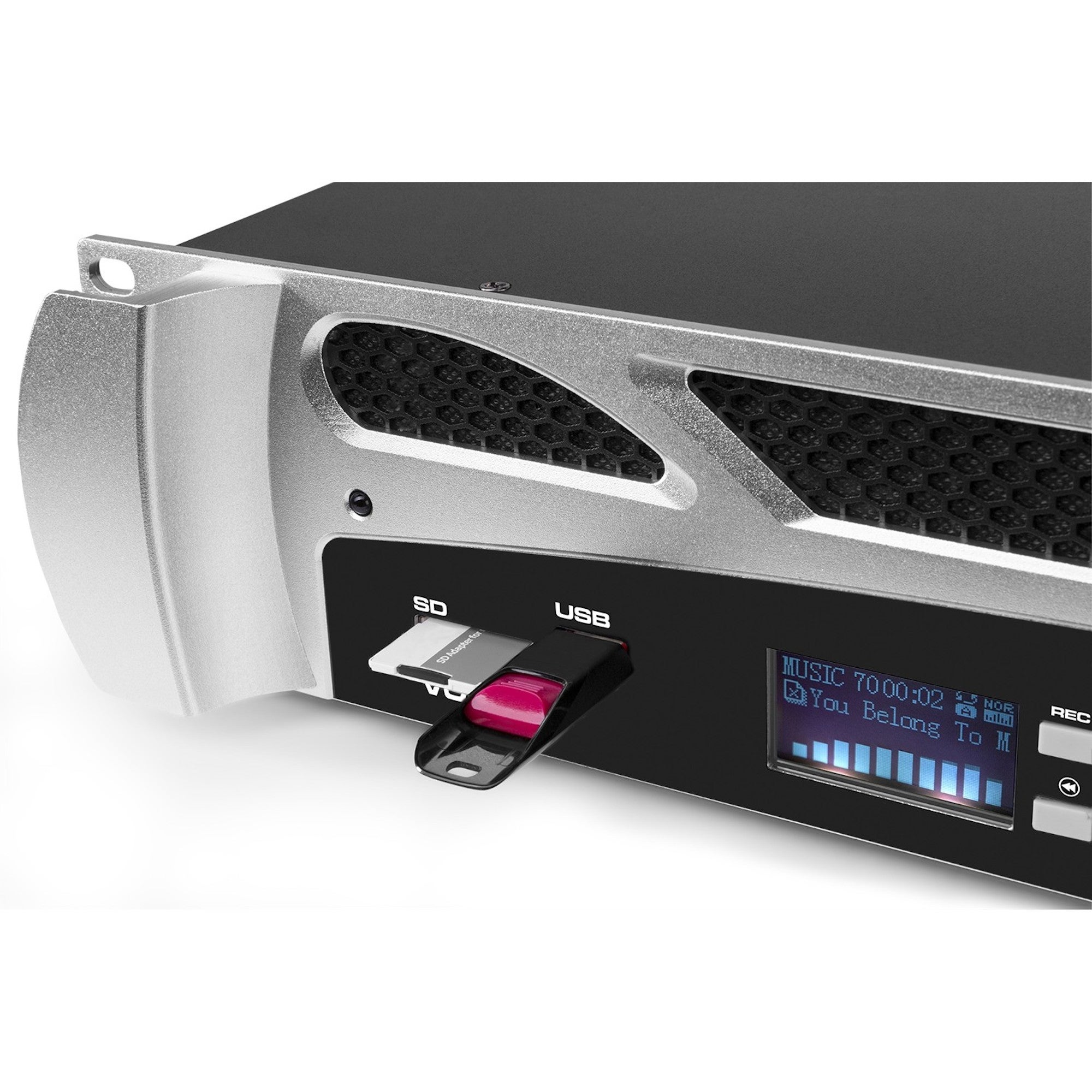 Vonyx VPA600 2x 300W versterker / mediaplayer met Bluetooth