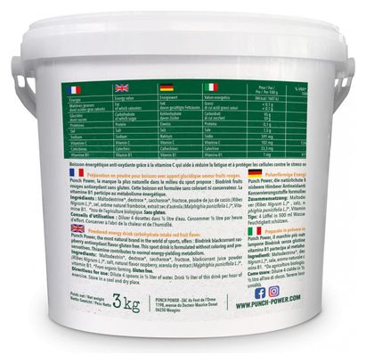 Punch Power Biodrink Antioxydant - Fruits rouges - 3kg