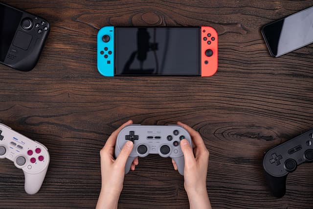 8BitDo PRO 2 Gamepad Hall Ed/Black
