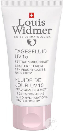 Louis Widmer Hydraderm Fluide De Jour IP15 Sans Parfum Tube 50ml