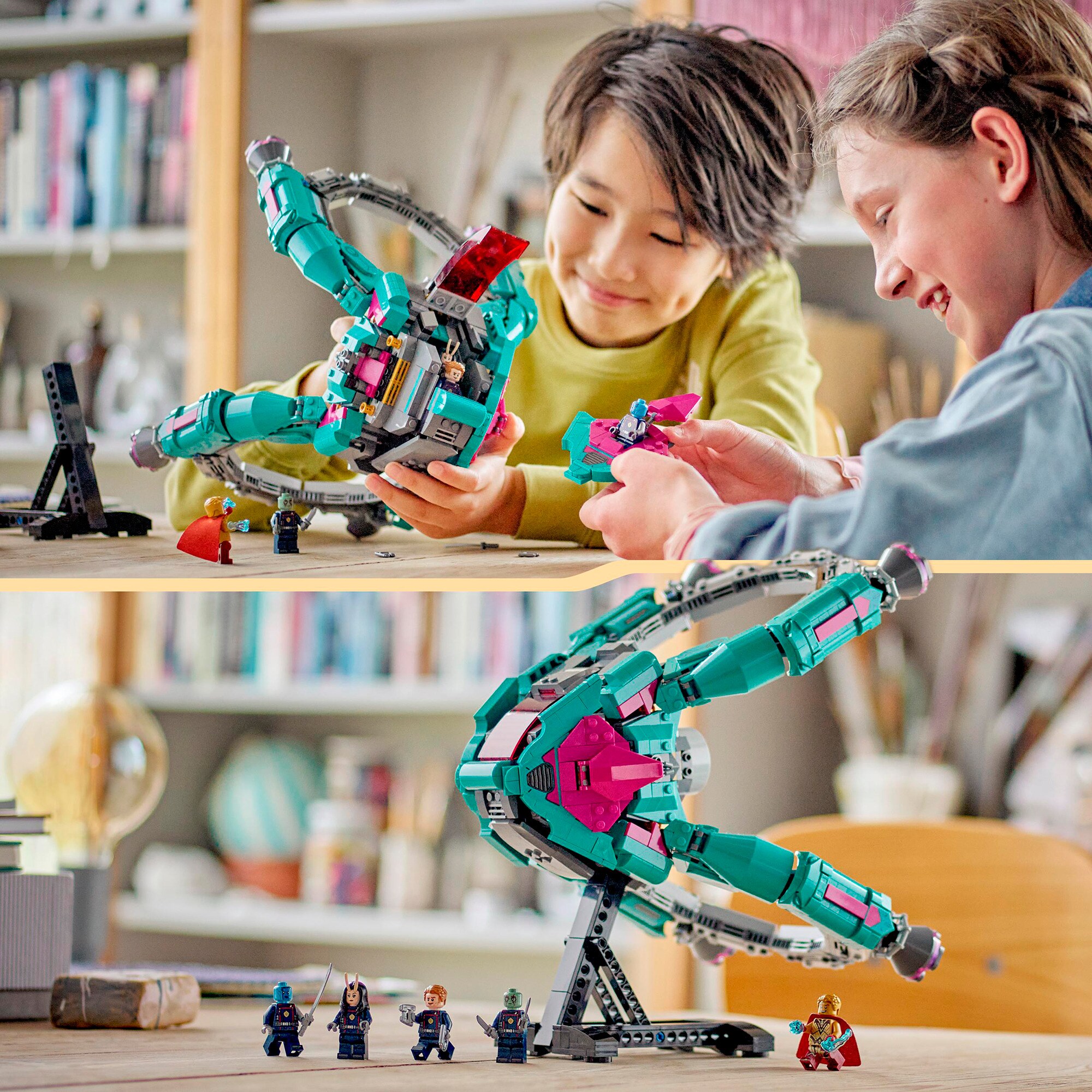 LEGO Konstruktionsspielzeug Marvel Das neue Schiff der Guardians